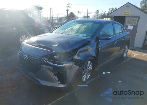2018 Hyundai Ioniq Hybrid Limited from USA, damaged, VIN KMHC85LC8JU072773